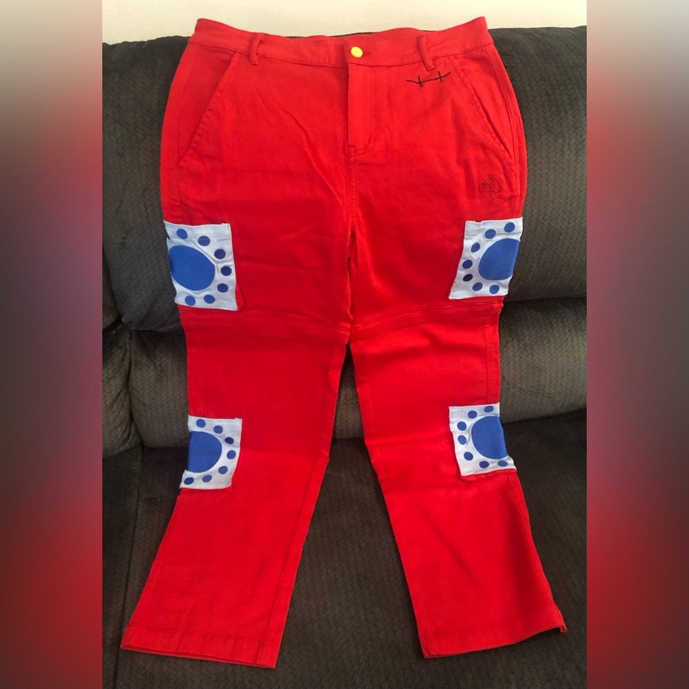 Pants Shorts Convertible XS 30" Straw Hat Wano One Piece NEW Steady Hands Cargo